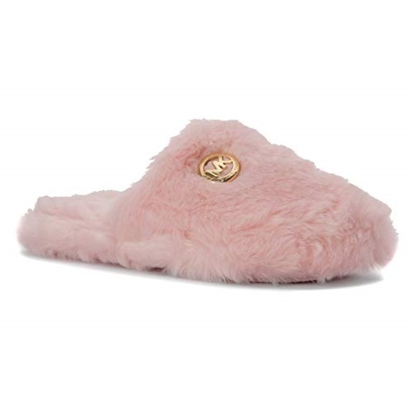 michael kors slippers fur